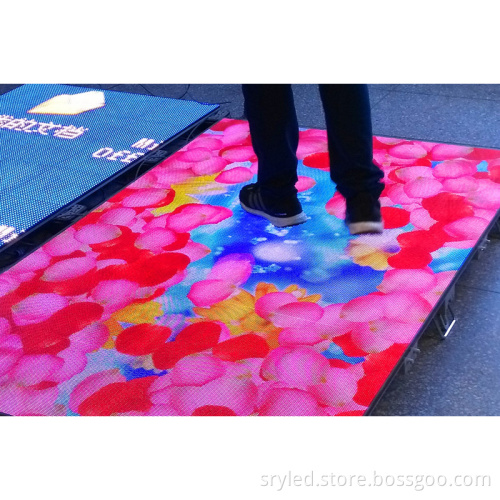 Interactive Indoor and Outdoor LED Dance Floors: Customizable P2.5, P2.9, P3.91, and P6.2 Display Screens for Entertainment Stages